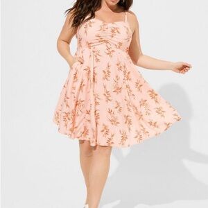 Mini Challis Skater Dress
 Torrid